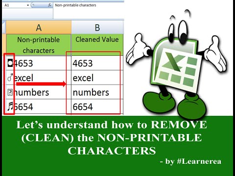 How to Remove Non-Printable Characters from a String in EXCEL|CLEAN Function in Excel| CLEAN VS TRIM