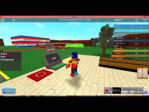 Roblox Superhero Tycoon ქართულად