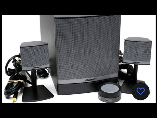 Bose Companion 3 Series 2 Multimedia Speaker System Sound Test - YouTube