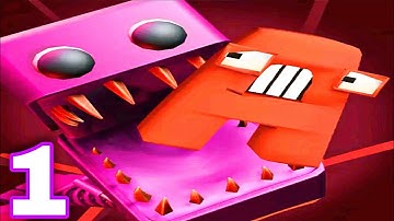 Merge Monster Rainbow Alphabet Game - Walkthrough Part 1 Levels 1-13 - Android ios Gameplay