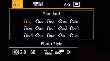 Panasonic GH5: V-Log L Activation