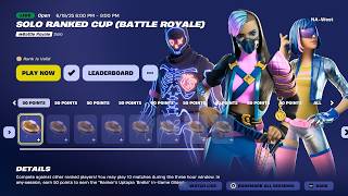 🏆 Fortnite Ranked Cup LIVE! Climbing the Leaderboard 🚀