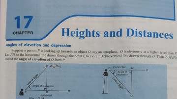 HEIGHTS AND DISTANCES CLASS 10 ICSE CHAPTER 17 EXERCISE 17 Q.NO. 24-26