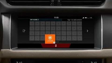Jaguar XF InControl Touch Pro Homescreen Tutorial