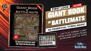 GIANT BOOK OF BATTLEMATS || BIG BOX OF DUNGEON DOORS || LOKE BATTLEMAT || FIRST LOOK
