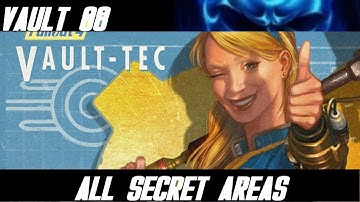 Fallout 4: All Secret Areas at Vault 88 / Vault Tec Workshop