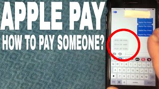 ✅  How To Pay Someone With Apple Pay 🔴