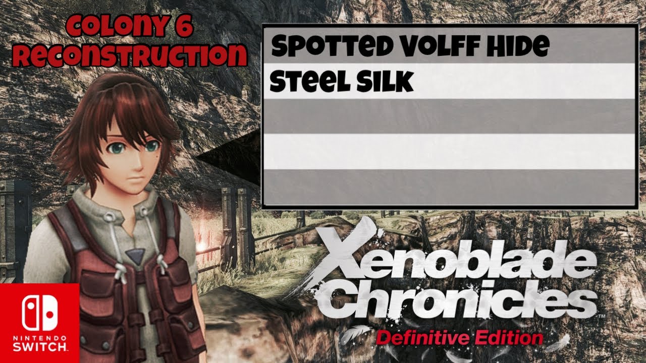 Housing Level 1 Spotted Volff Hide & Steel Silk Xenoblade Chronicles