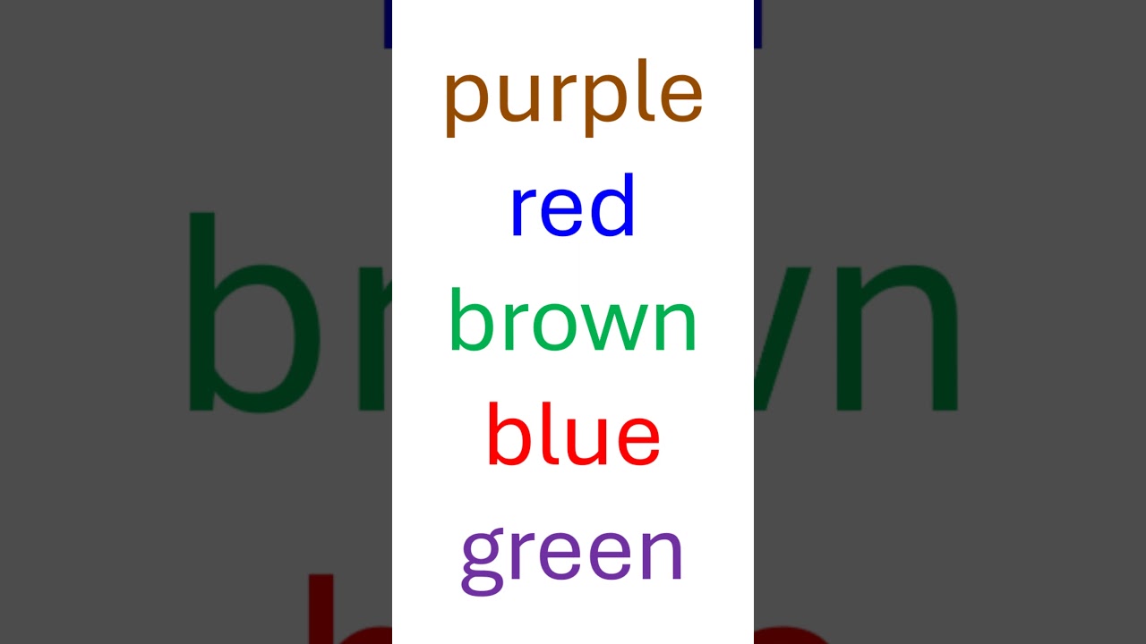 Brain quiz - how fast are you? 