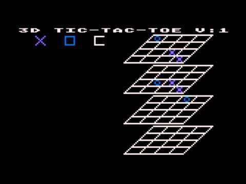 3D Tic-Tac-Toe (Adventure International) for the Atari 8-bit family