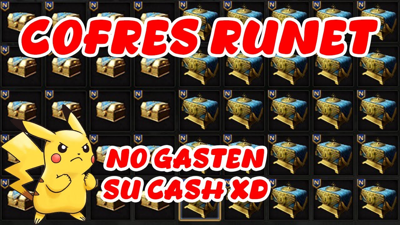 ABRIMOS LOS NUEVOS COFRES RUNET  -  TODO LO QUE DEBES SABER  -  RAKION LATINO