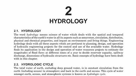 Hydrology Chapter-2