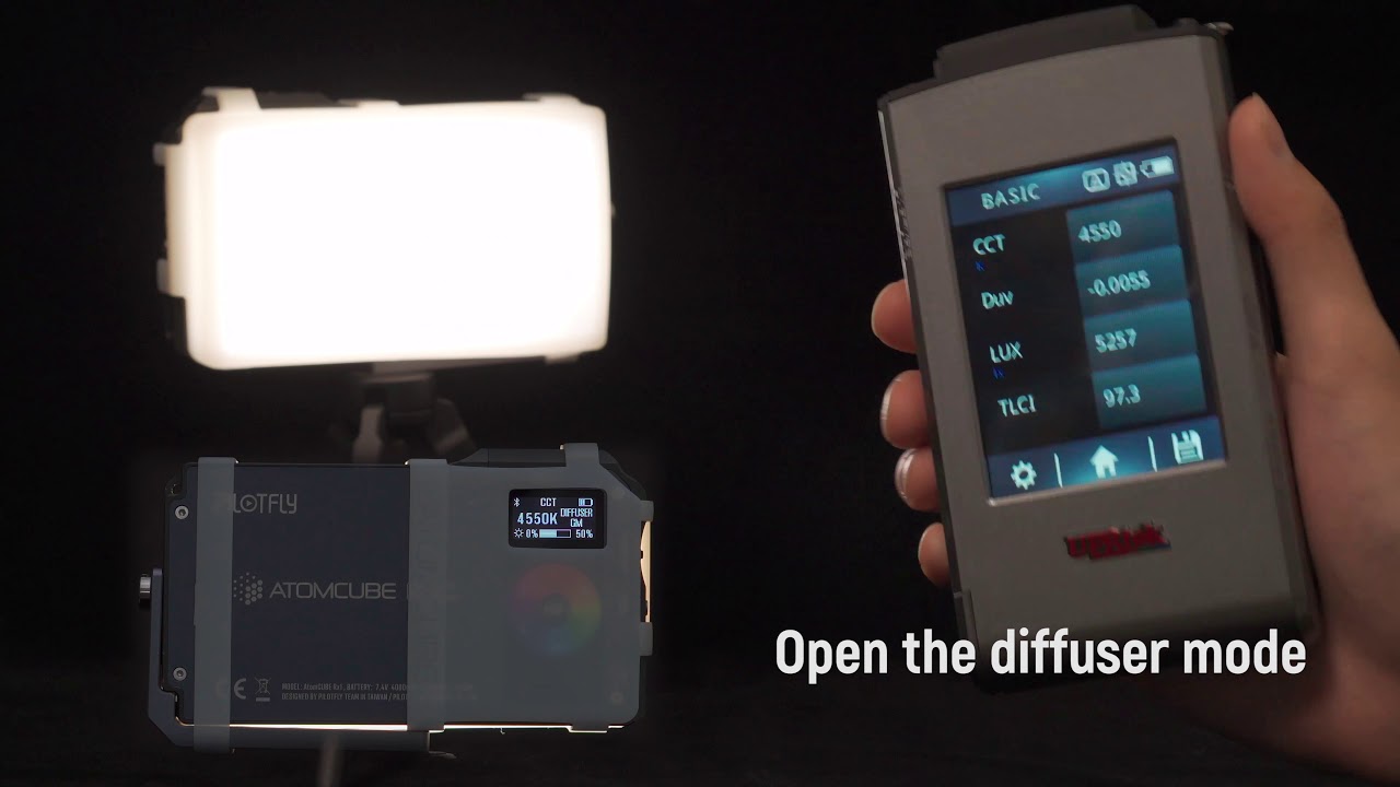 New firmware version V1.0.12 of Atomcube RX1 RGB LED Light.