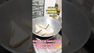 toasted bread without oven toaster