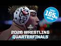 All four 165 lb matches - 2026 NCAA wrestling quarterfinals