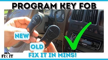 How to Program an Extra Key Fob Dodge Caravan / Chrysler Town & Country 2001-2007 (Complete Guide)
