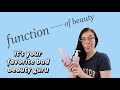 a messy function/of beauty review and hair care  routine