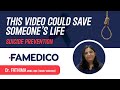 THIS VIDEO COULD SAVE SOMEONE'S LIFE! Suicide Prevention | Famedico