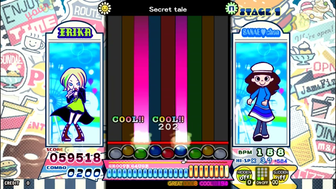 ポップンミュージック] ソフトロックfromIIDX / Secret tale NORMAL