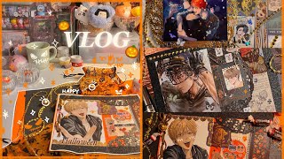 오타쿠의 세상 화려한 다이어리🦇 | otaku vlog | 브이로그 | 굿즈 랜덤깡 다이어리 다꾸 빈티지 스티커 체인소맨 헌터x헌터 | vintage diary ダイアリー