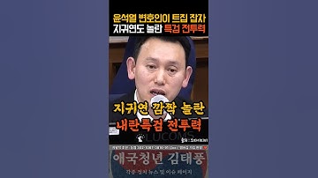 윤석열 변호인이 트집잡자 분노한 특검의 전투력 폭발 지귀연도 깜짝