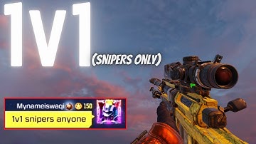 1v1 snipers only(with random player) × CODM #callofdutymobile #codm