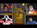 8 YouTubers REACTS to FNaF 4 Bite Minigame (Night 5)
