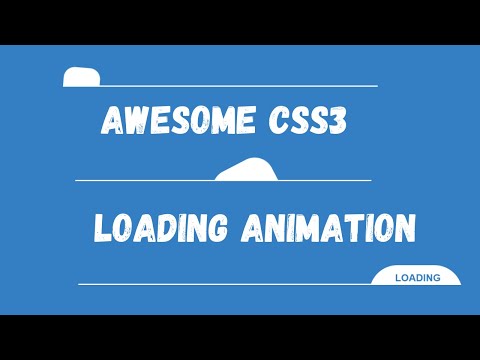 Animated CSS3 Loading Screen | Omnibits