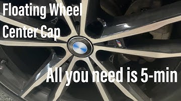 2023 BMW 330ix FLOATING wheel cap installation (SUPER EASY)