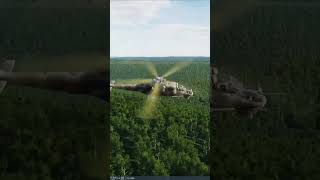 DCS #shorts | Steel landing his battle damaged Mi-24P Hind