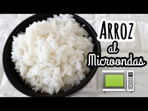 Cómo preparar arroz en el microondas