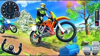 Bike Racing Motocross Simulator 3D - Motor Bike Impossible Mega Ramp Driving - Android GamePlay screenshot 5