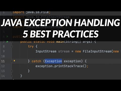 Wideo: Czy dobrą praktyką jest złapanie wyjątku RuntimeException?