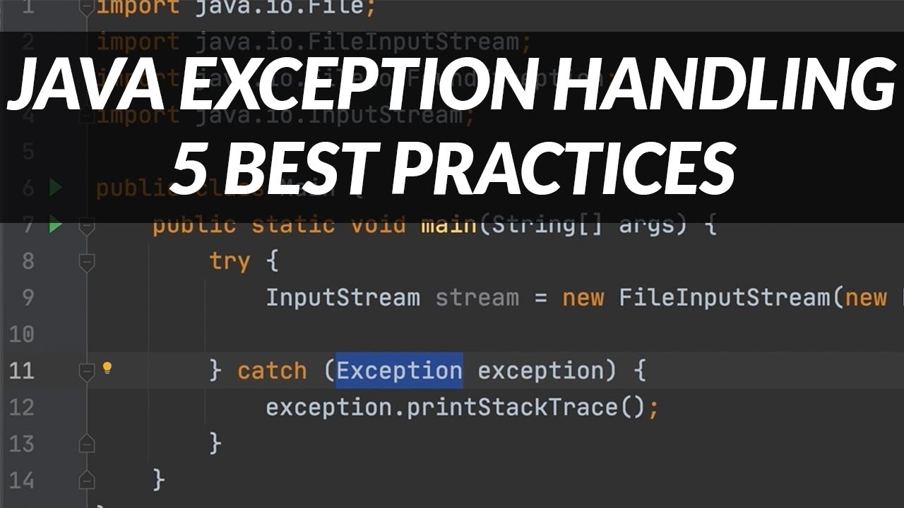 5 Best Practices to Handle Your Exceptions in Java – Embold Blog
