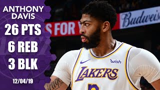 Anthony Davis drops 26 points, throws down big dunk for Lakers vs. Jazz | 2019-20 NBA Highlights