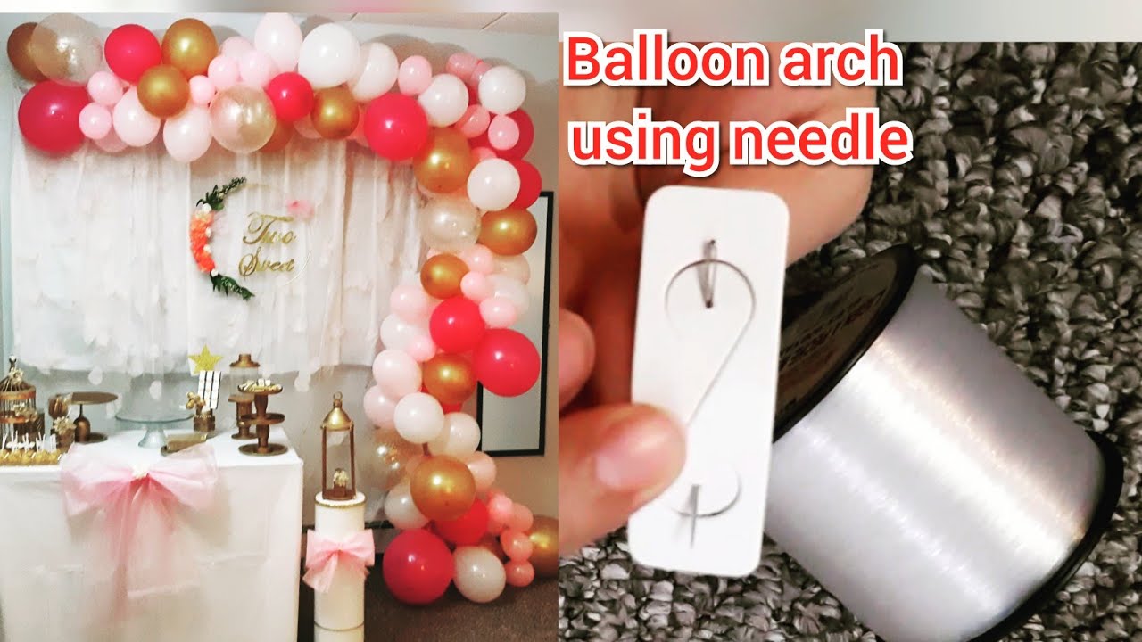 EVERYTHING You Need to Know About How to Make a Balloon Garland With  Fishing Line