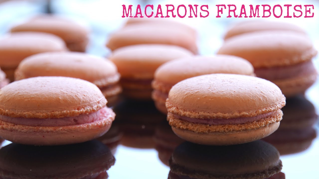 Macarons framboise Mamitou : Recette de Macarons framboise Mamitou