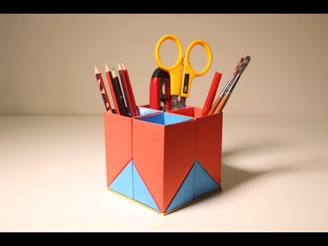 useful-paper-pen-stand-ideas-at-home-|-useful-life-hacks