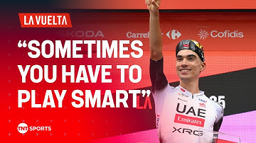 Juan Ayuso discusses his race tactics after victory at La Vuelta Stage 12 🚴