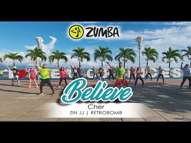 BELIEVE BY CHER | ZIN JJ | RETROBOB #fitness #workout #zumba class=