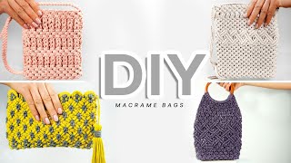 DIY Macrame Bags Master Class (Great for Beginners)