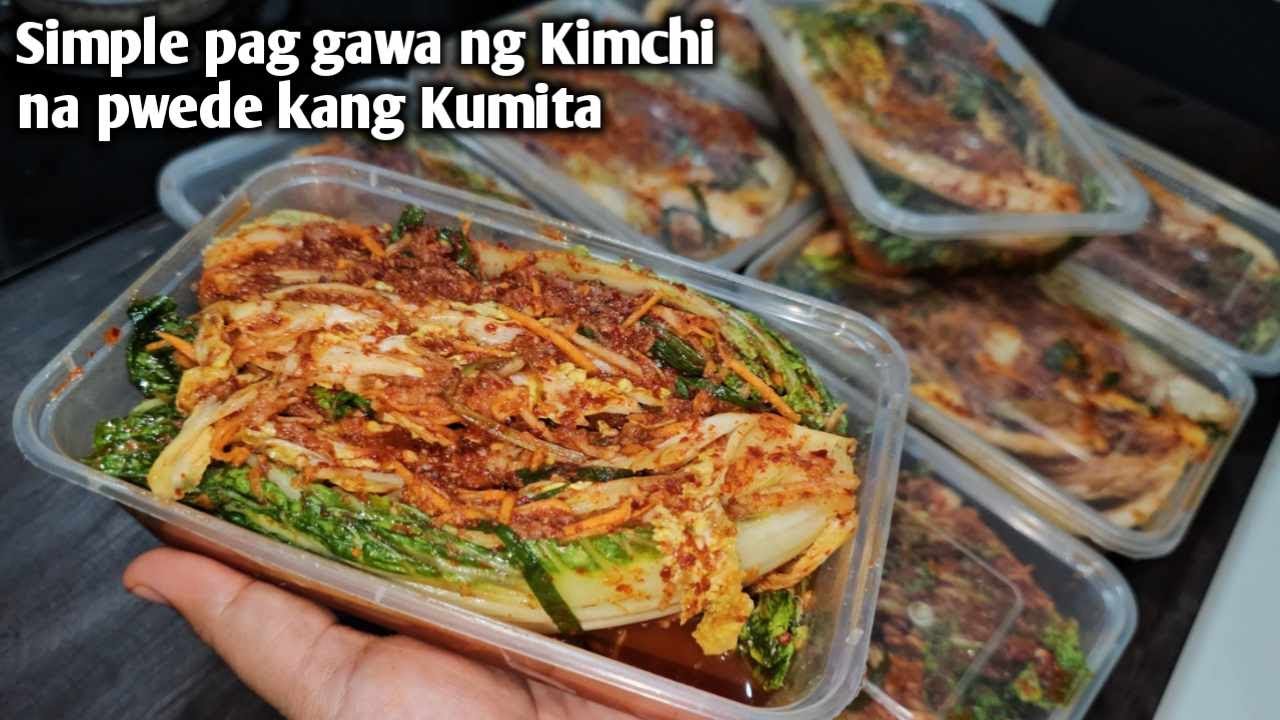 Pang Negosyo Recipe ng Kimchi Madiskarteng Nanay by mhelchoice YouTube