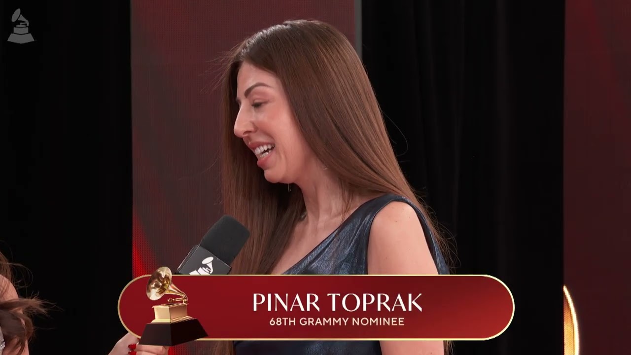 PINAR TOPRAK Red Carpet Interview | 2026 GRAMMYs