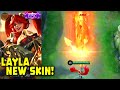 NEW SKIN LAYLA BLAZING GUN MOBILE LEGENDS🟢MLBB