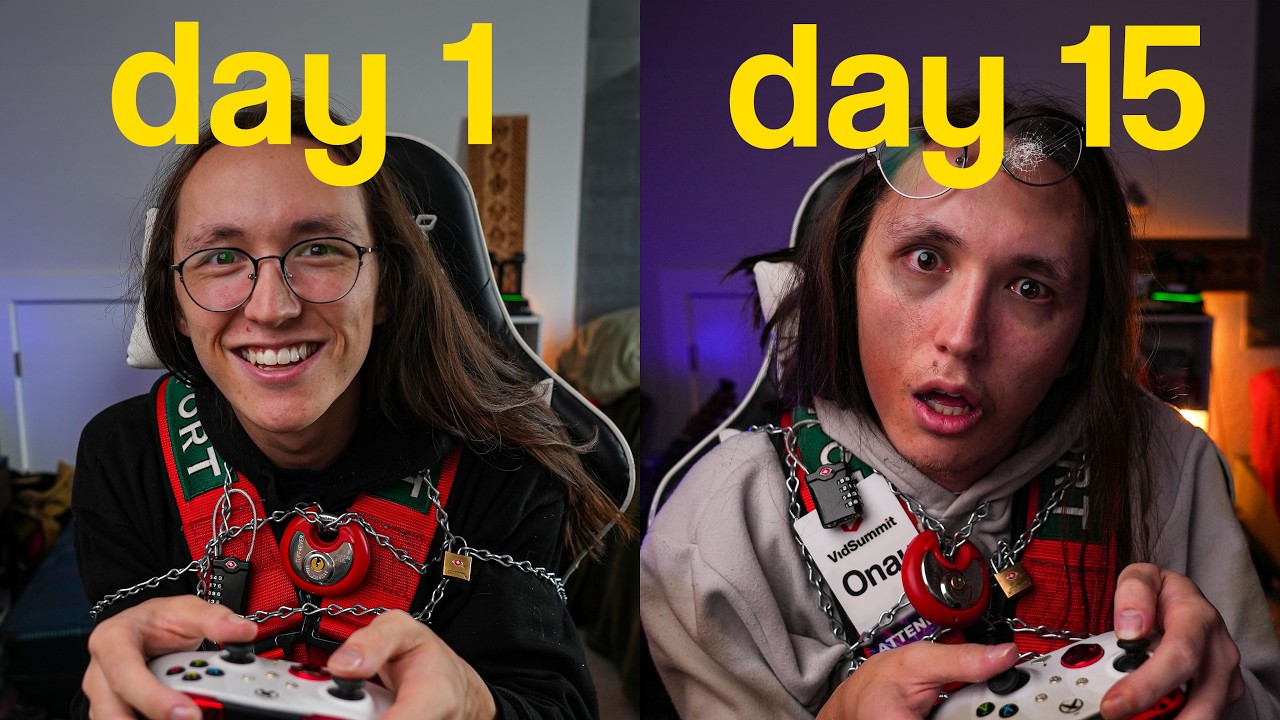 I Tied Myself to a Chair Until I Beat The World's HARDEST Games