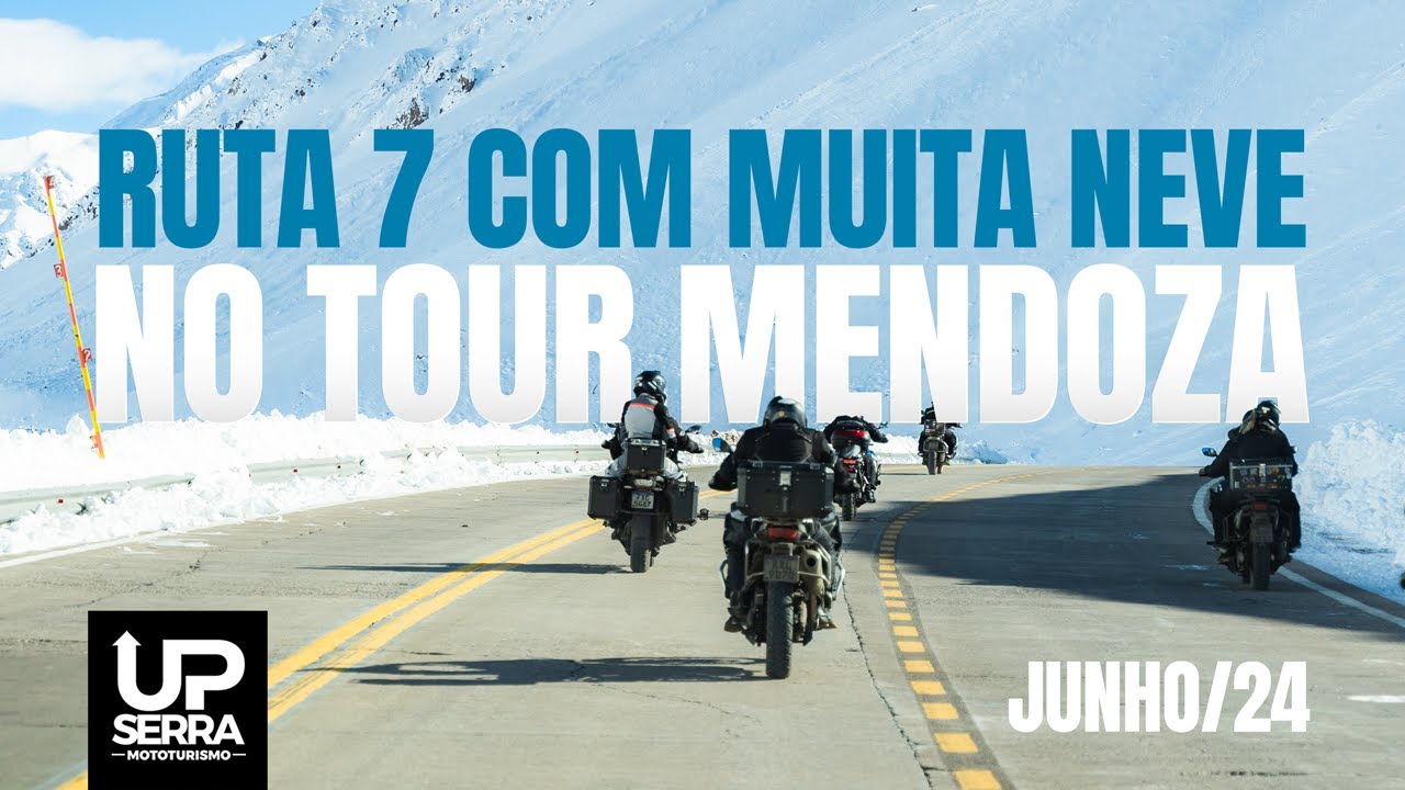Tour Mendoza - Ruta 7 com muita neve acumulada!