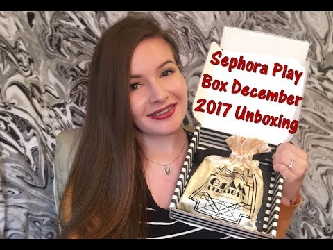 Sephora Play Box December 2017 Unboxing - YouTube