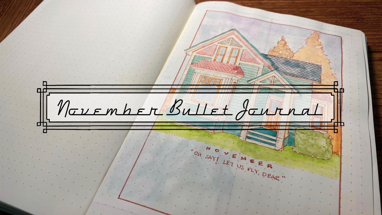 ПЛАНИРУЙТЕ СО МНОЙ | Bullet Journal, ноябрь 2025 г. — тема, вдохновлённая 1910-ми годами