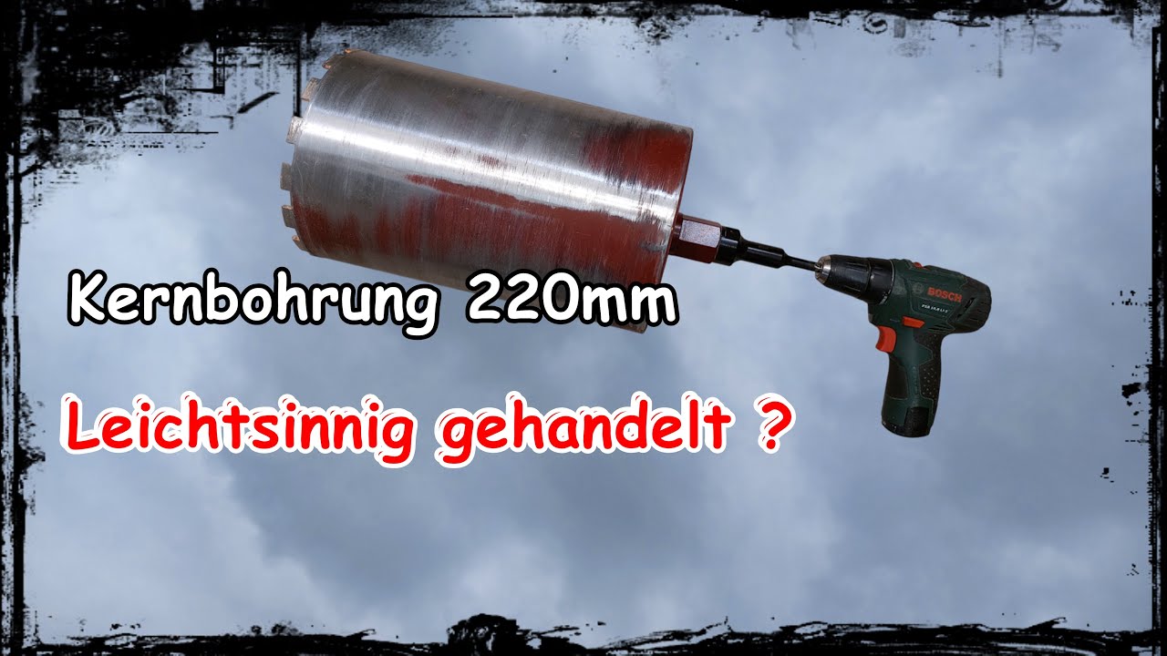 Geheimtrick für die perfekte Kernlochbohrung, so bohrst du wie ein Profi !