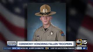 Ceremony honoring fallen DPS troopers